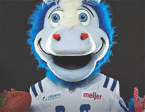 Colts Blue mascot