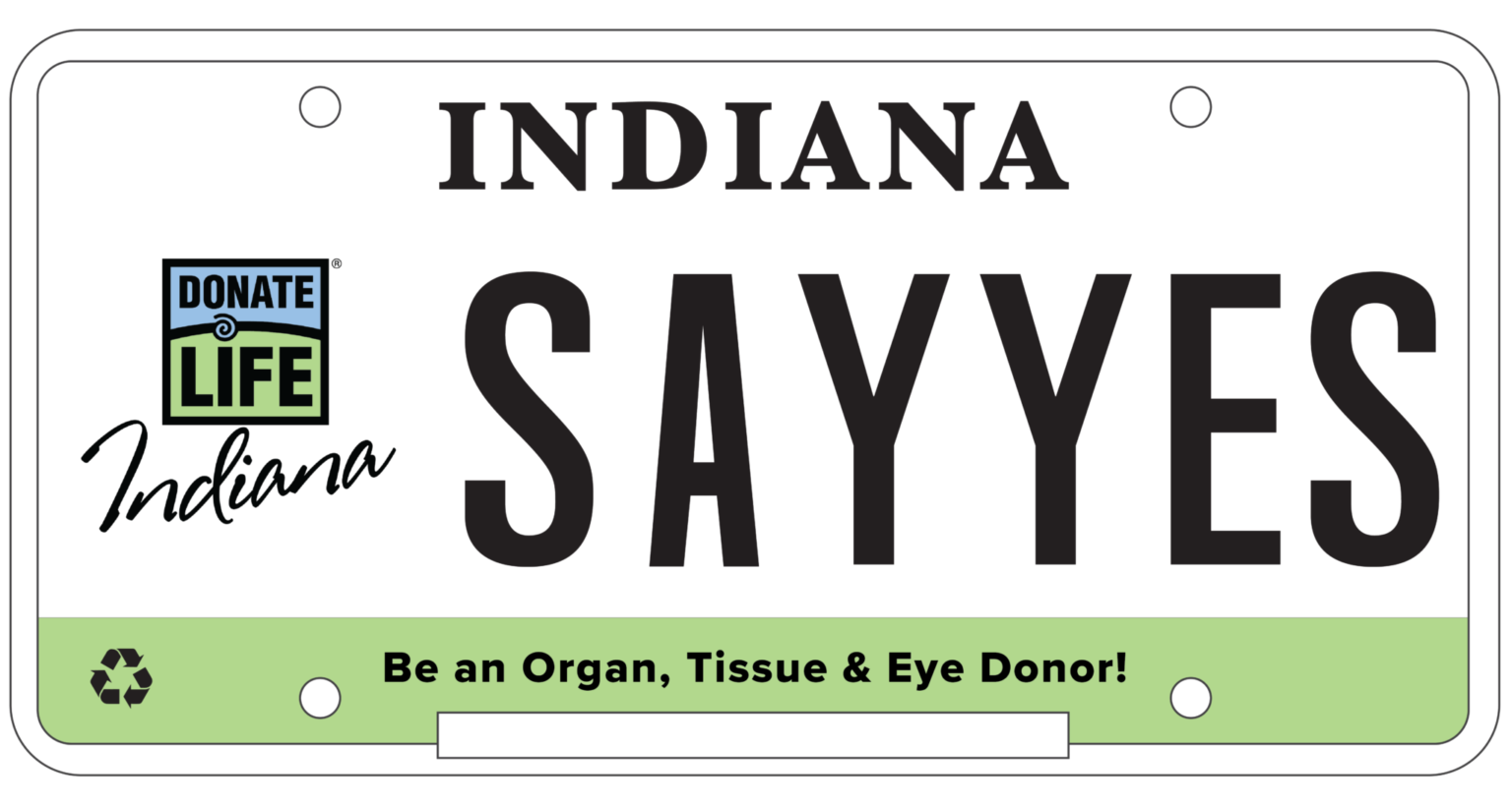Donate Life License Plates Donate Life Indiana