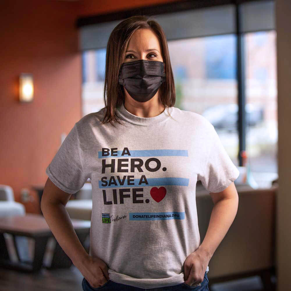 Be a Hero. Save a Life. t-shirt